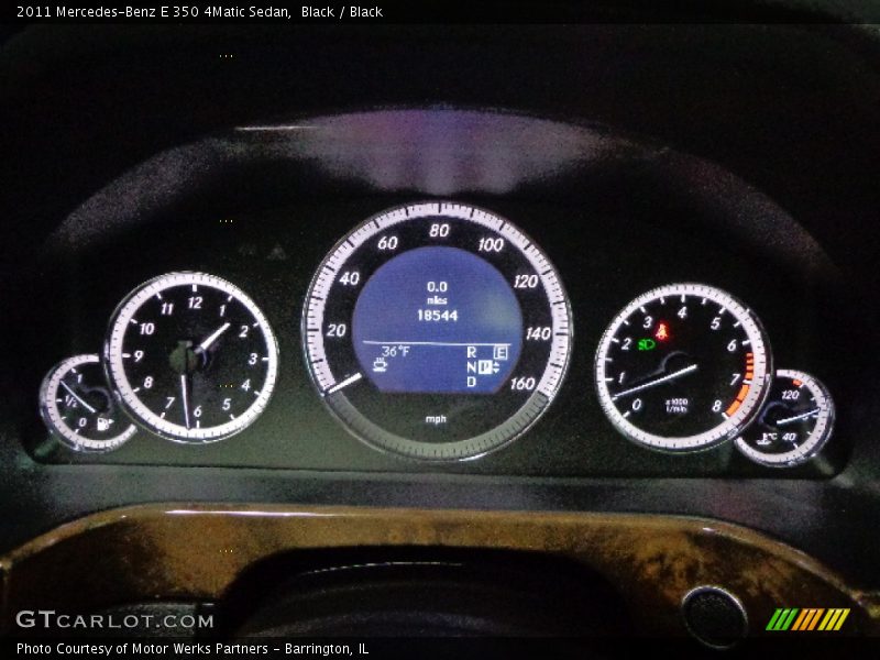 Black / Black 2011 Mercedes-Benz E 350 4Matic Sedan