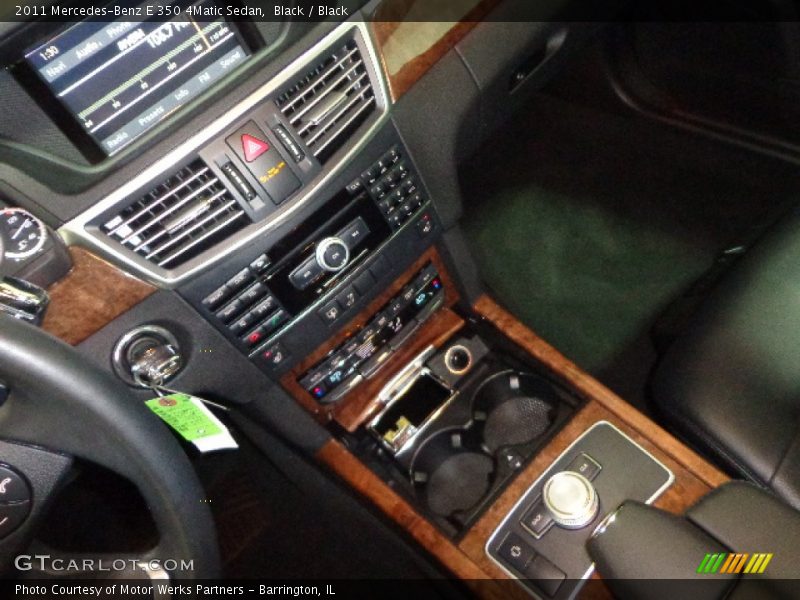 Black / Black 2011 Mercedes-Benz E 350 4Matic Sedan