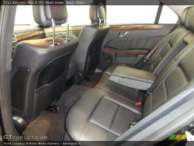 Black / Black 2011 Mercedes-Benz E 350 4Matic Sedan