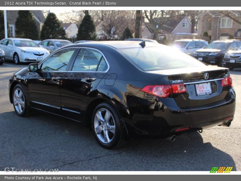 Crystal Black Pearl / Ebony 2012 Acura TSX Technology Sedan