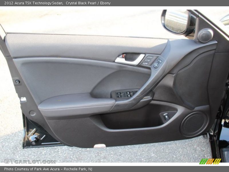 Crystal Black Pearl / Ebony 2012 Acura TSX Technology Sedan