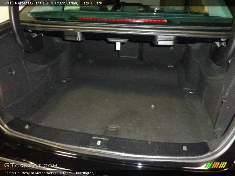 Black / Black 2011 Mercedes-Benz E 350 4Matic Sedan