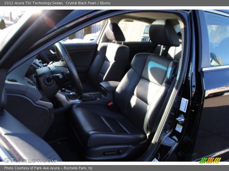 Crystal Black Pearl / Ebony 2012 Acura TSX Technology Sedan