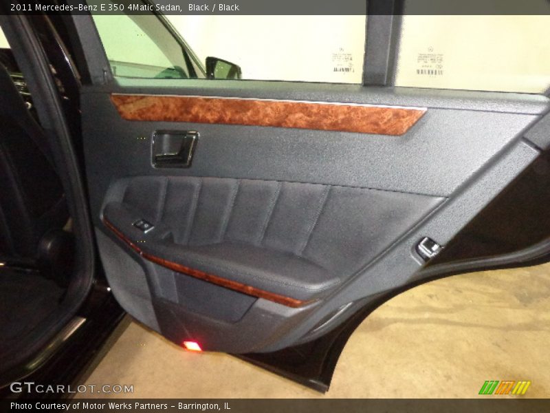 Black / Black 2011 Mercedes-Benz E 350 4Matic Sedan