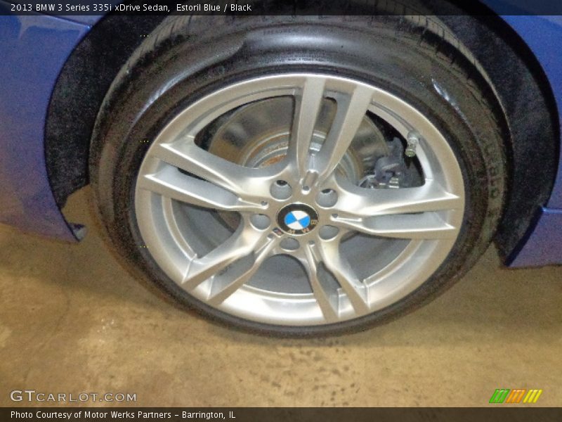 Estoril Blue / Black 2013 BMW 3 Series 335i xDrive Sedan