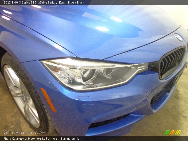 Estoril Blue / Black 2013 BMW 3 Series 335i xDrive Sedan