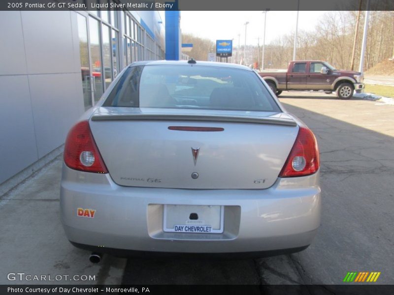 Liquid Silver Metallic / Ebony 2005 Pontiac G6 GT Sedan