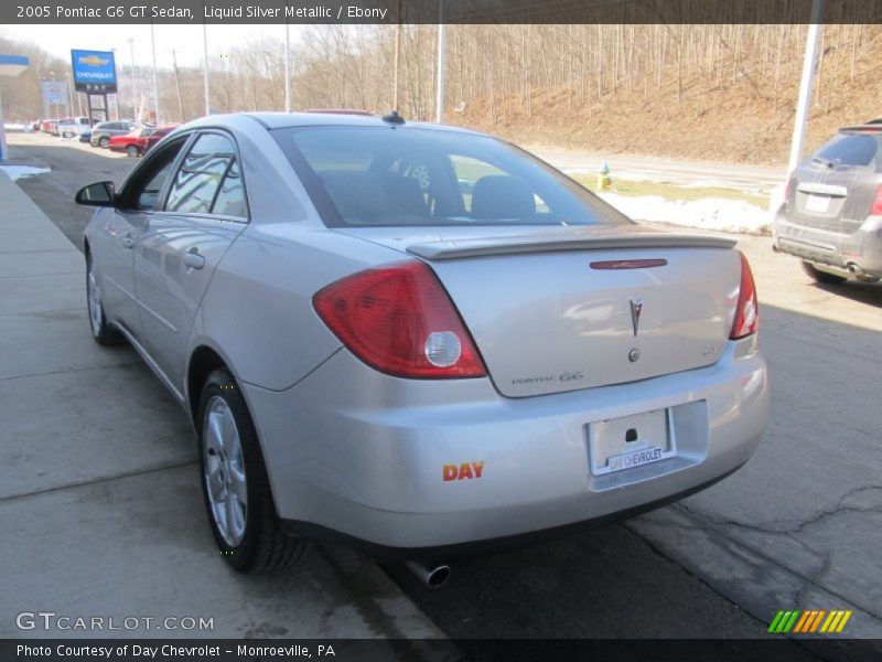 Liquid Silver Metallic / Ebony 2005 Pontiac G6 GT Sedan