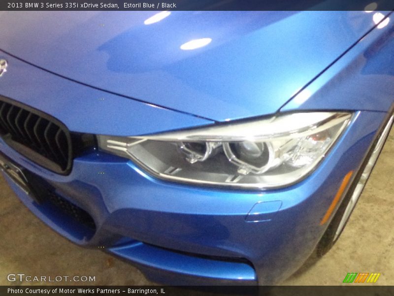 Estoril Blue / Black 2013 BMW 3 Series 335i xDrive Sedan