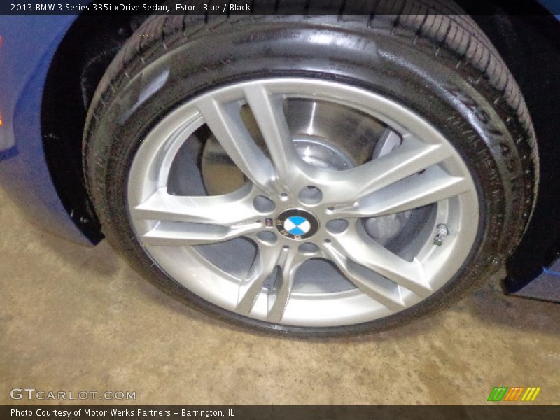 Estoril Blue / Black 2013 BMW 3 Series 335i xDrive Sedan