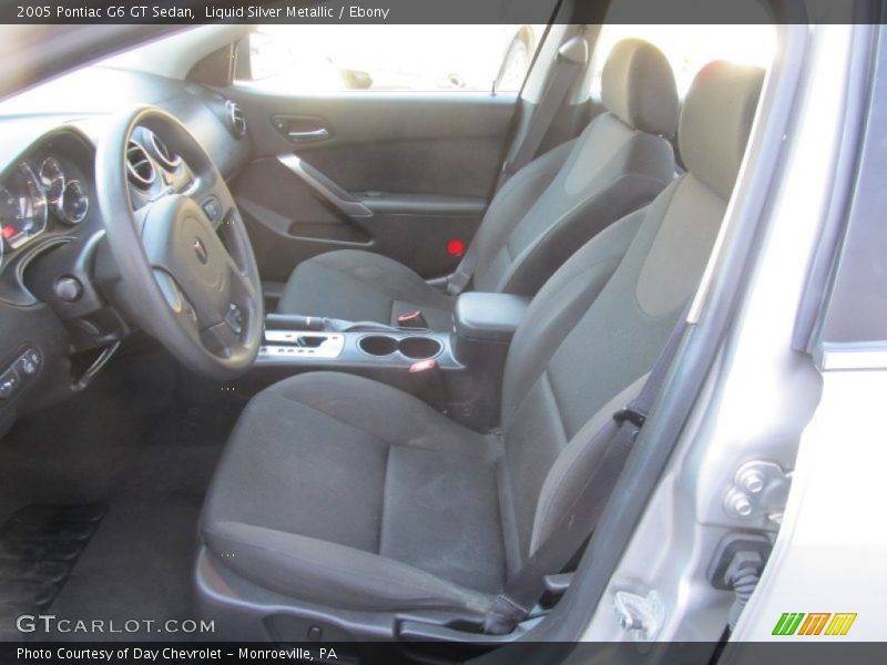 Liquid Silver Metallic / Ebony 2005 Pontiac G6 GT Sedan