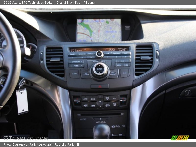 Crystal Black Pearl / Ebony 2012 Acura TSX Technology Sedan