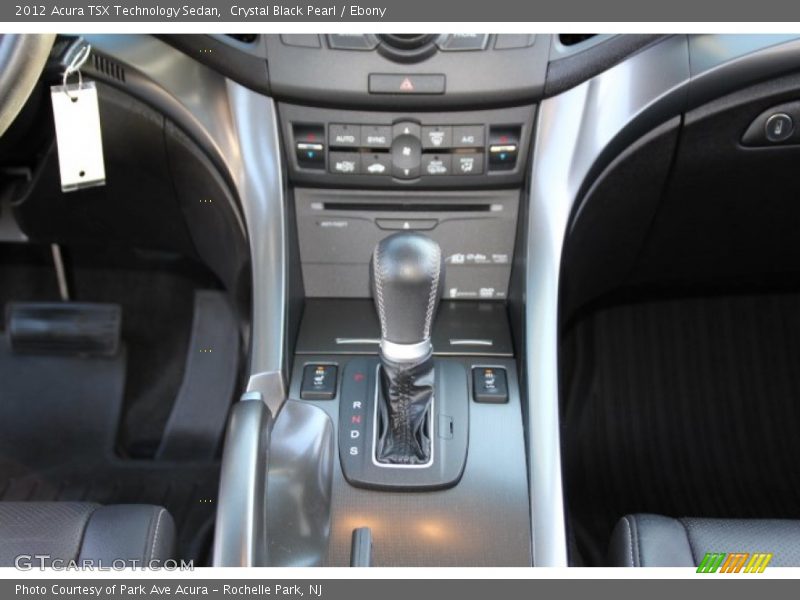Crystal Black Pearl / Ebony 2012 Acura TSX Technology Sedan