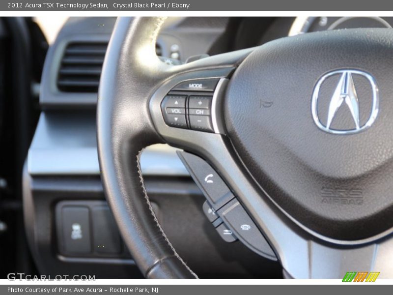Crystal Black Pearl / Ebony 2012 Acura TSX Technology Sedan