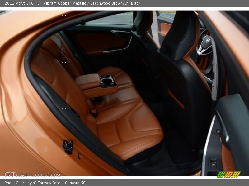 Vibrant Copper Metallic / Beechwood Brown/Off Black 2012 Volvo S60 T5