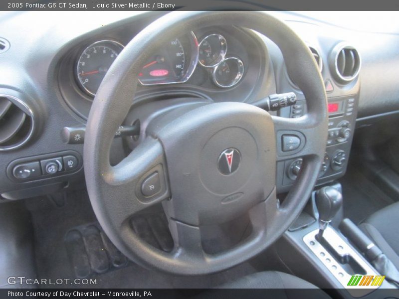 Liquid Silver Metallic / Ebony 2005 Pontiac G6 GT Sedan