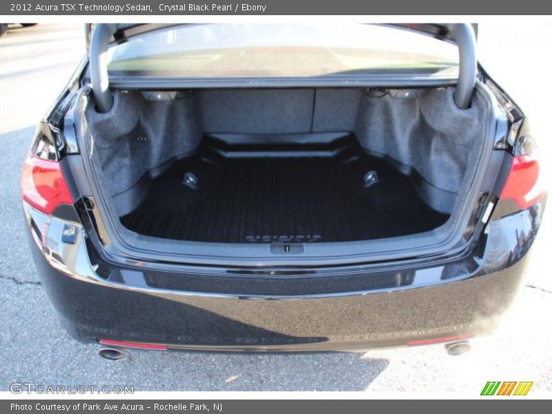 Crystal Black Pearl / Ebony 2012 Acura TSX Technology Sedan