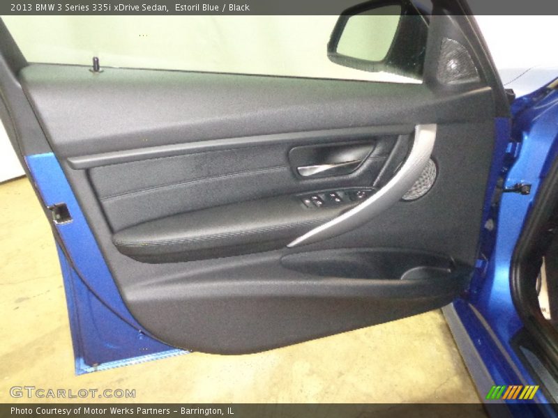 Estoril Blue / Black 2013 BMW 3 Series 335i xDrive Sedan