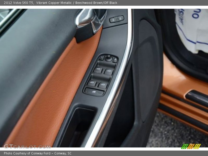 Vibrant Copper Metallic / Beechwood Brown/Off Black 2012 Volvo S60 T5