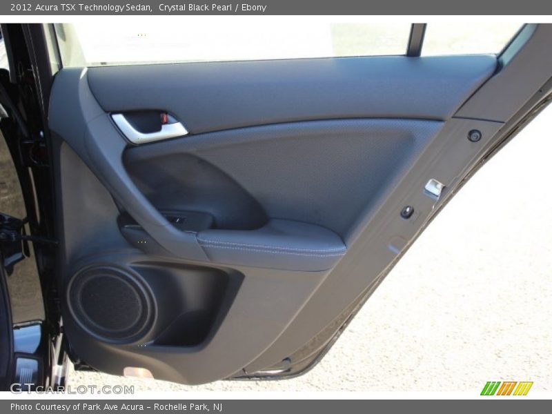 Crystal Black Pearl / Ebony 2012 Acura TSX Technology Sedan