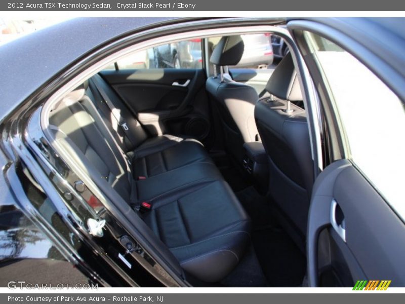 Crystal Black Pearl / Ebony 2012 Acura TSX Technology Sedan