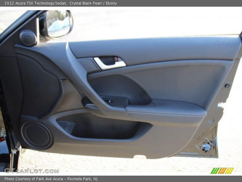 Crystal Black Pearl / Ebony 2012 Acura TSX Technology Sedan