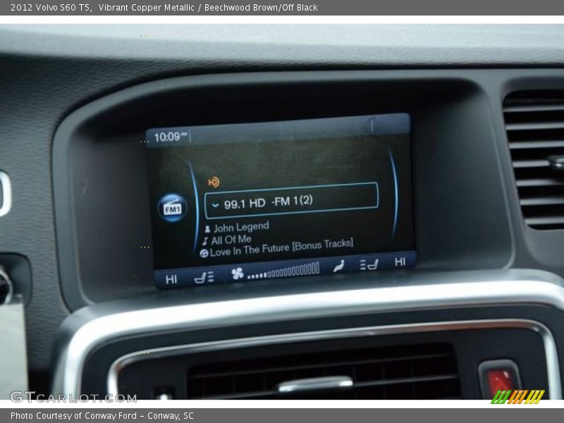Vibrant Copper Metallic / Beechwood Brown/Off Black 2012 Volvo S60 T5