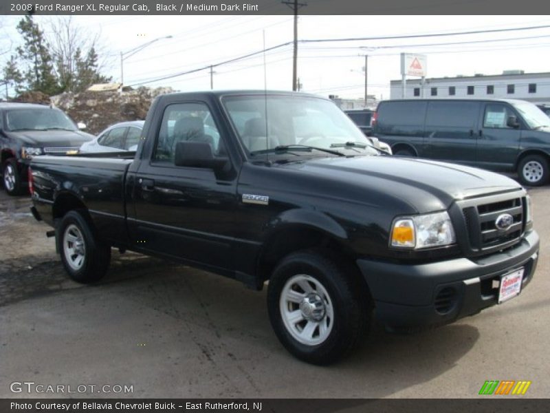 Black / Medium Dark Flint 2008 Ford Ranger XL Regular Cab