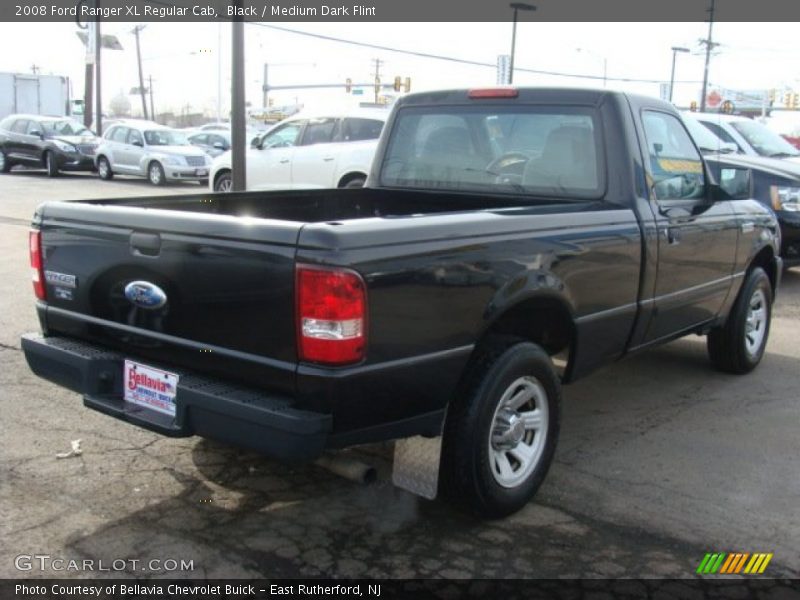 Black / Medium Dark Flint 2008 Ford Ranger XL Regular Cab