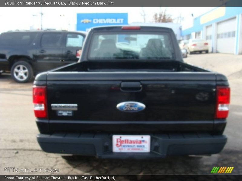 Black / Medium Dark Flint 2008 Ford Ranger XL Regular Cab