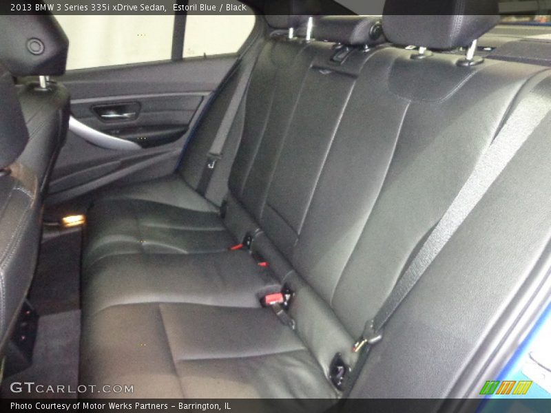 Estoril Blue / Black 2013 BMW 3 Series 335i xDrive Sedan
