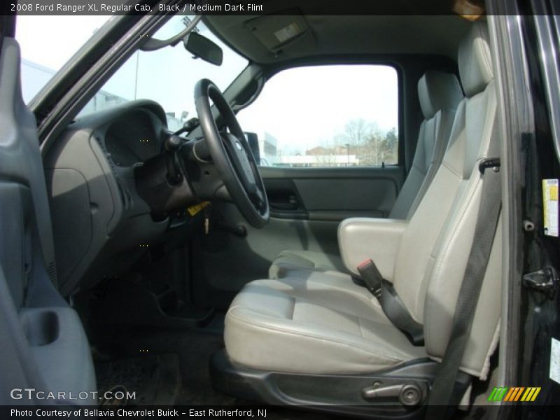 Black / Medium Dark Flint 2008 Ford Ranger XL Regular Cab