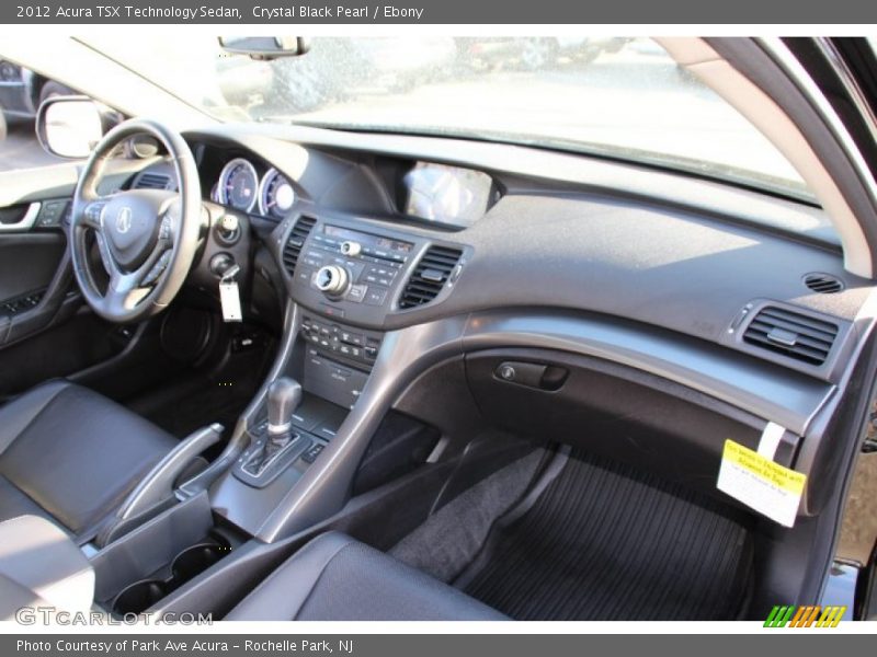 Crystal Black Pearl / Ebony 2012 Acura TSX Technology Sedan