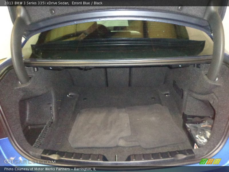 Estoril Blue / Black 2013 BMW 3 Series 335i xDrive Sedan