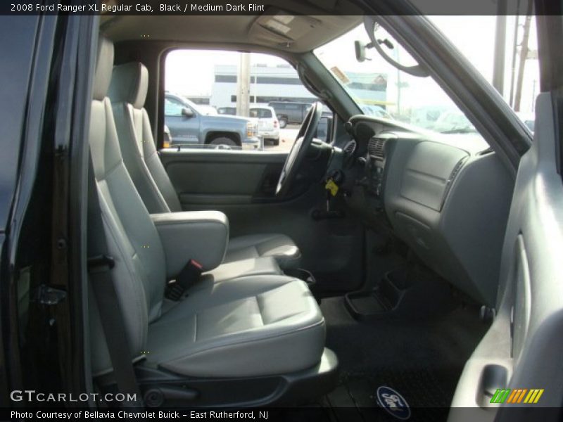 Black / Medium Dark Flint 2008 Ford Ranger XL Regular Cab