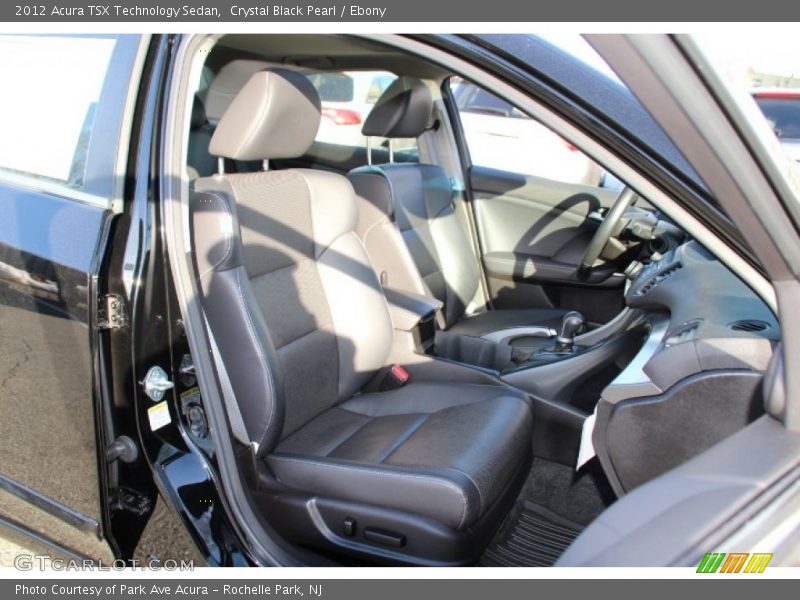 Crystal Black Pearl / Ebony 2012 Acura TSX Technology Sedan