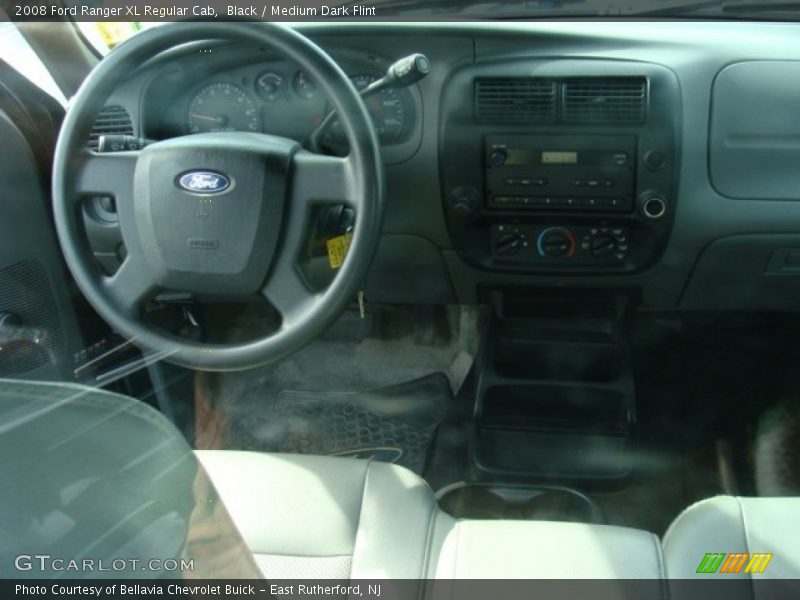 Black / Medium Dark Flint 2008 Ford Ranger XL Regular Cab