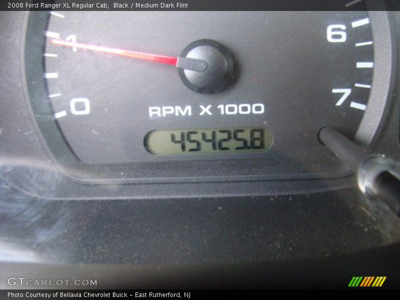 Black / Medium Dark Flint 2008 Ford Ranger XL Regular Cab