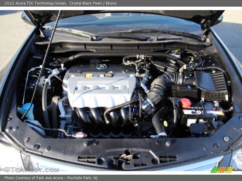 Crystal Black Pearl / Ebony 2012 Acura TSX Technology Sedan