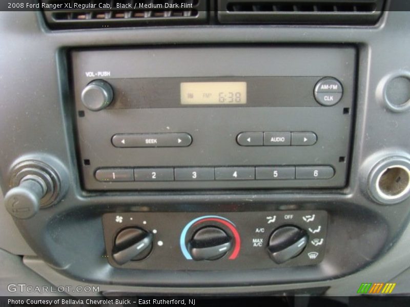 Black / Medium Dark Flint 2008 Ford Ranger XL Regular Cab