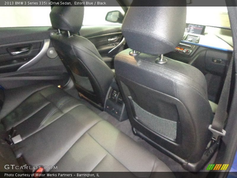 Estoril Blue / Black 2013 BMW 3 Series 335i xDrive Sedan