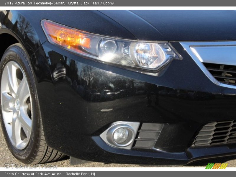 Crystal Black Pearl / Ebony 2012 Acura TSX Technology Sedan