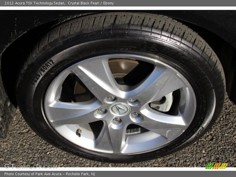 Crystal Black Pearl / Ebony 2012 Acura TSX Technology Sedan