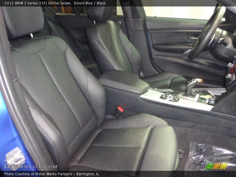 Estoril Blue / Black 2013 BMW 3 Series 335i xDrive Sedan