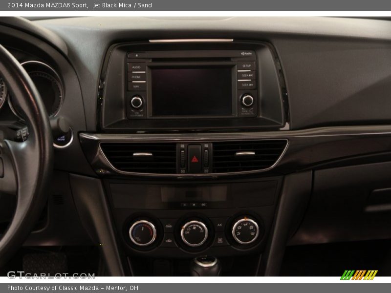 Jet Black Mica / Sand 2014 Mazda MAZDA6 Sport
