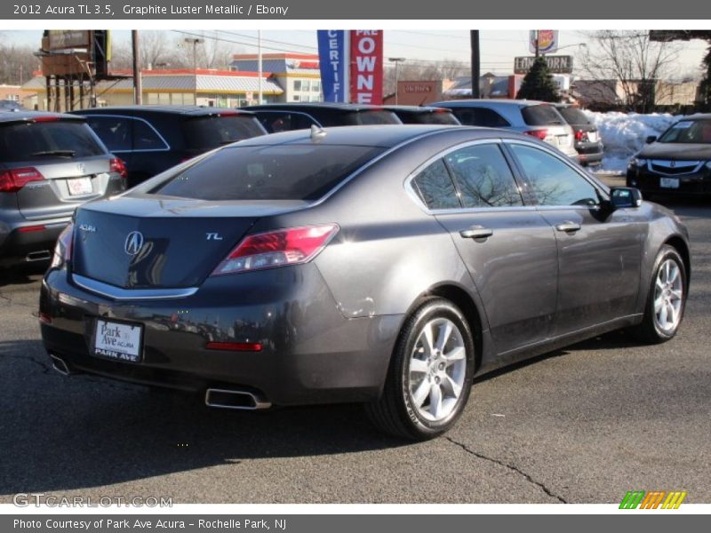 Graphite Luster Metallic / Ebony 2012 Acura TL 3.5