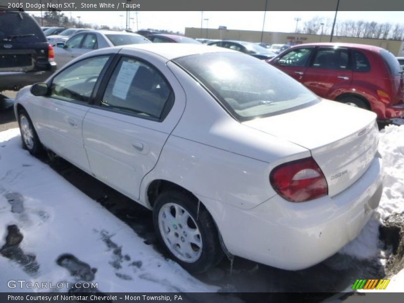 Stone White / Taupe 2005 Dodge Neon SXT