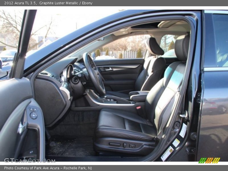 Graphite Luster Metallic / Ebony 2012 Acura TL 3.5