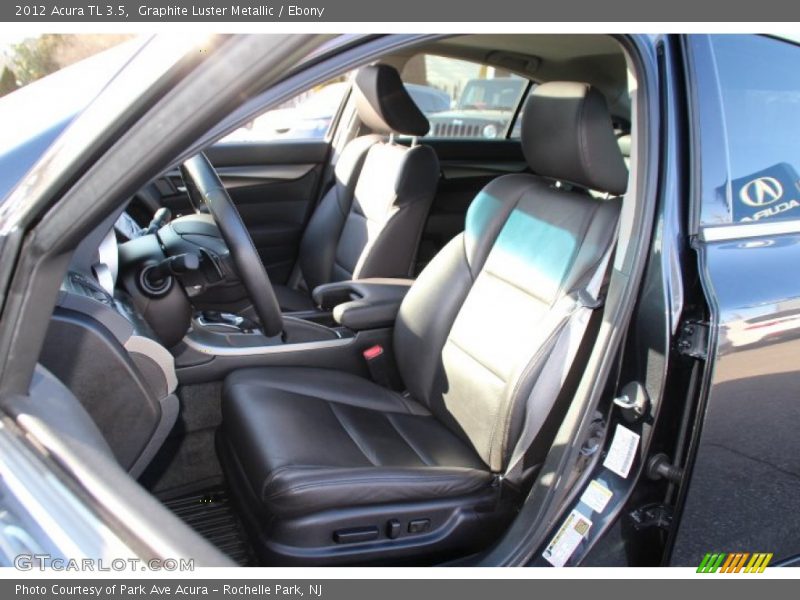 Graphite Luster Metallic / Ebony 2012 Acura TL 3.5