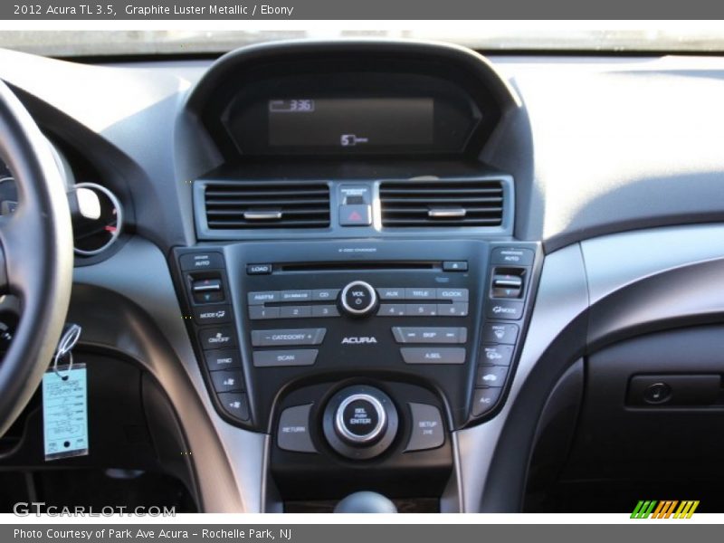 Graphite Luster Metallic / Ebony 2012 Acura TL 3.5